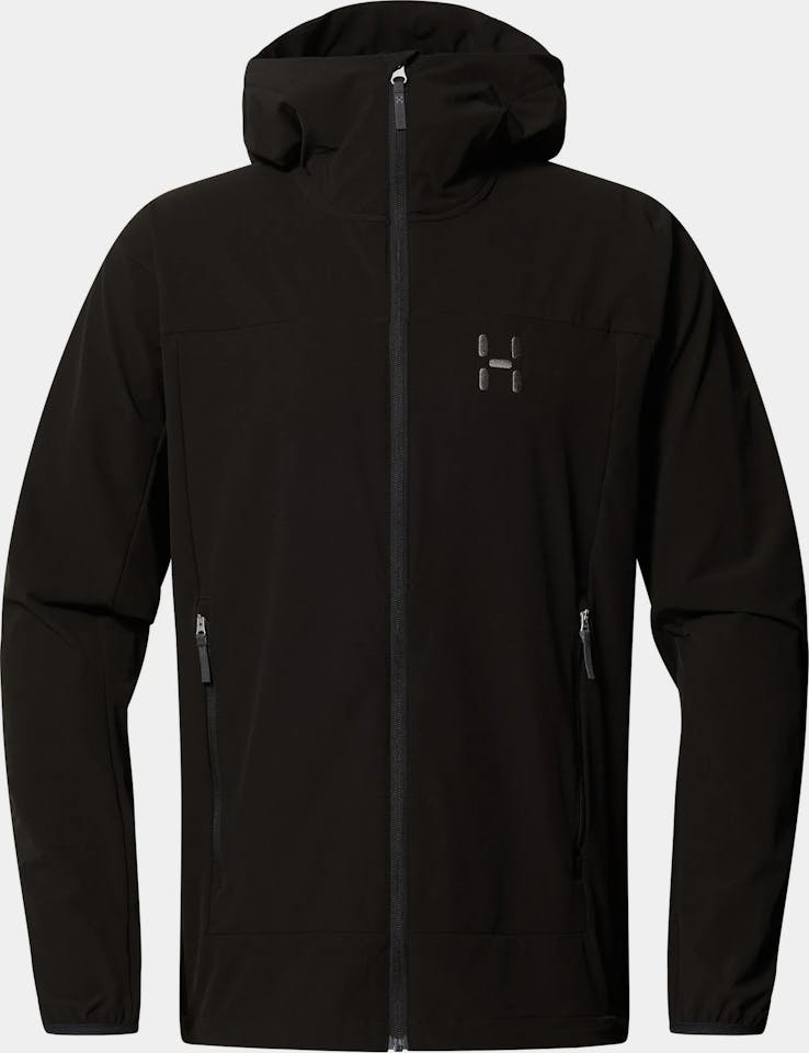 Haglöfs Men's Rosson Softshell Hood Musta 01