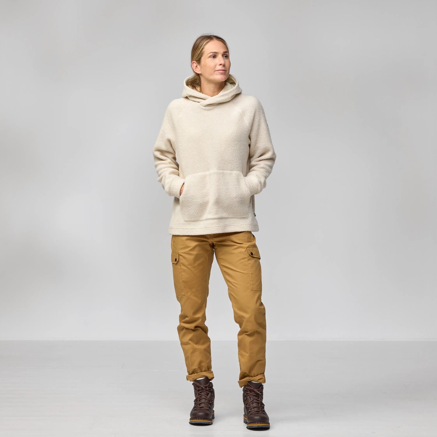 Fjällräven Women's Kaitum Hoodie Chalk 03