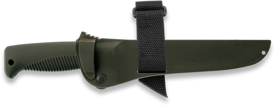 Peltonen Knives Sissipuukko M95 Vihreällä Komposiittitupella  02