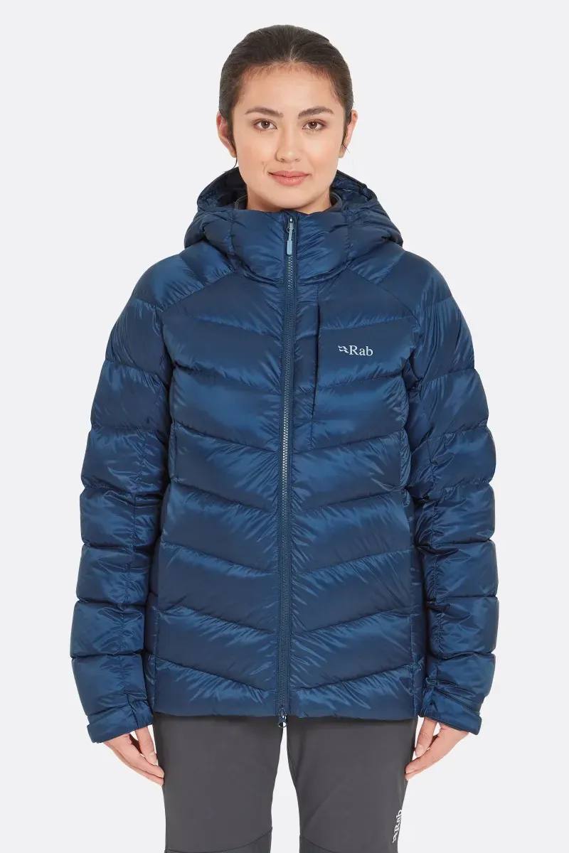 Rab Women's Glaceon Pro Jacket - Naisten untuvatakki Tempest Blue 02