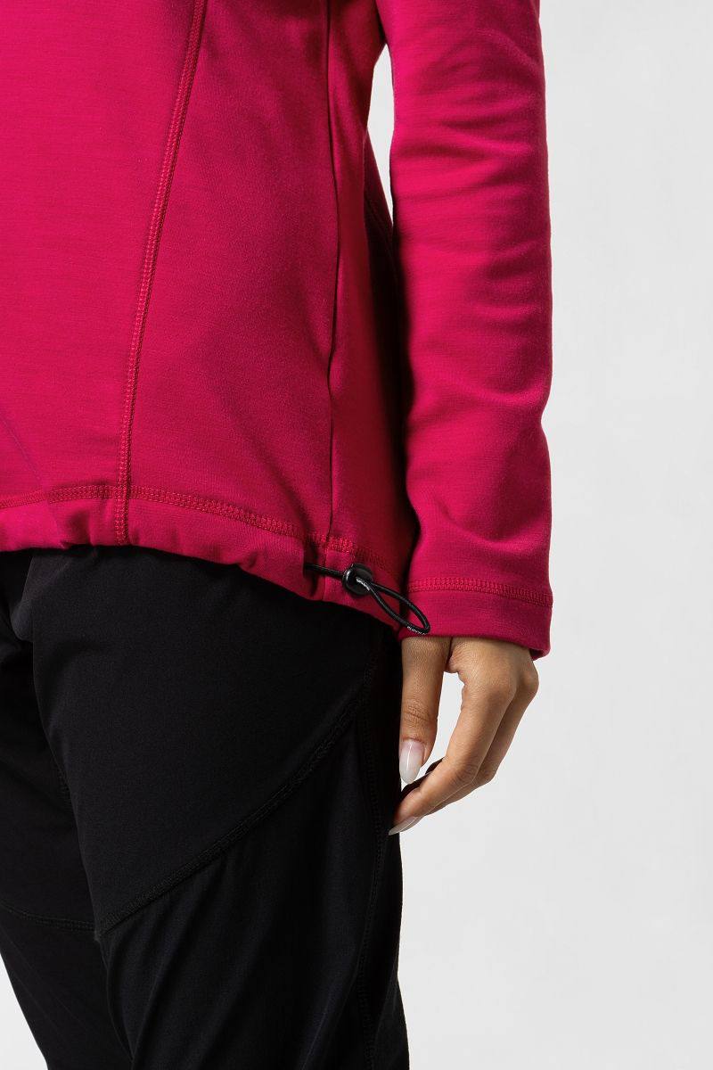 Supernatural Women's Alpine Hooded Sangria 02