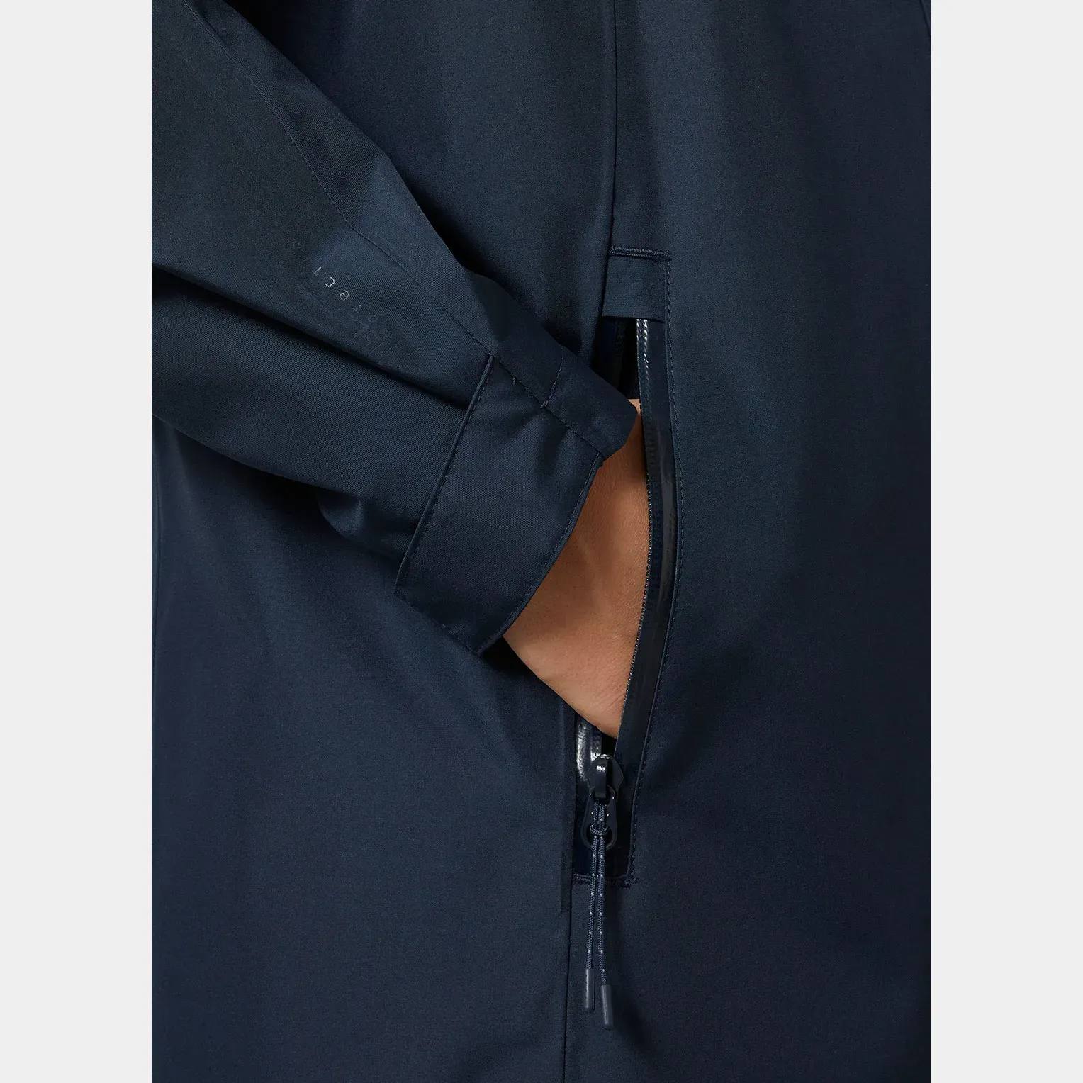 Helly Hansen Women's ACT Voyage Ocean Bound Raincoat Navy 05