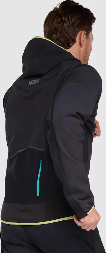 Hoka Men's Skyglow Half Zip Black 04