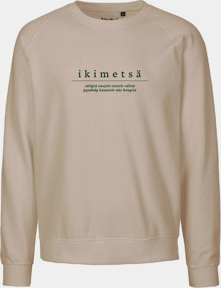 Metsä/Skogen Ikimetsä College, Teksti Sand 01