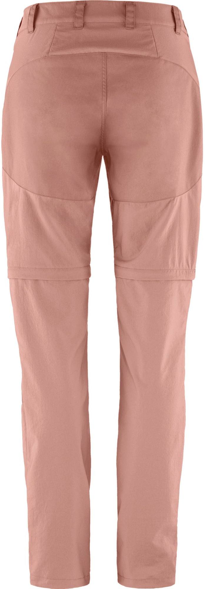 Fjällräven Women's Abisko Midsummer Zip Off Trousers Dusty Rose 02