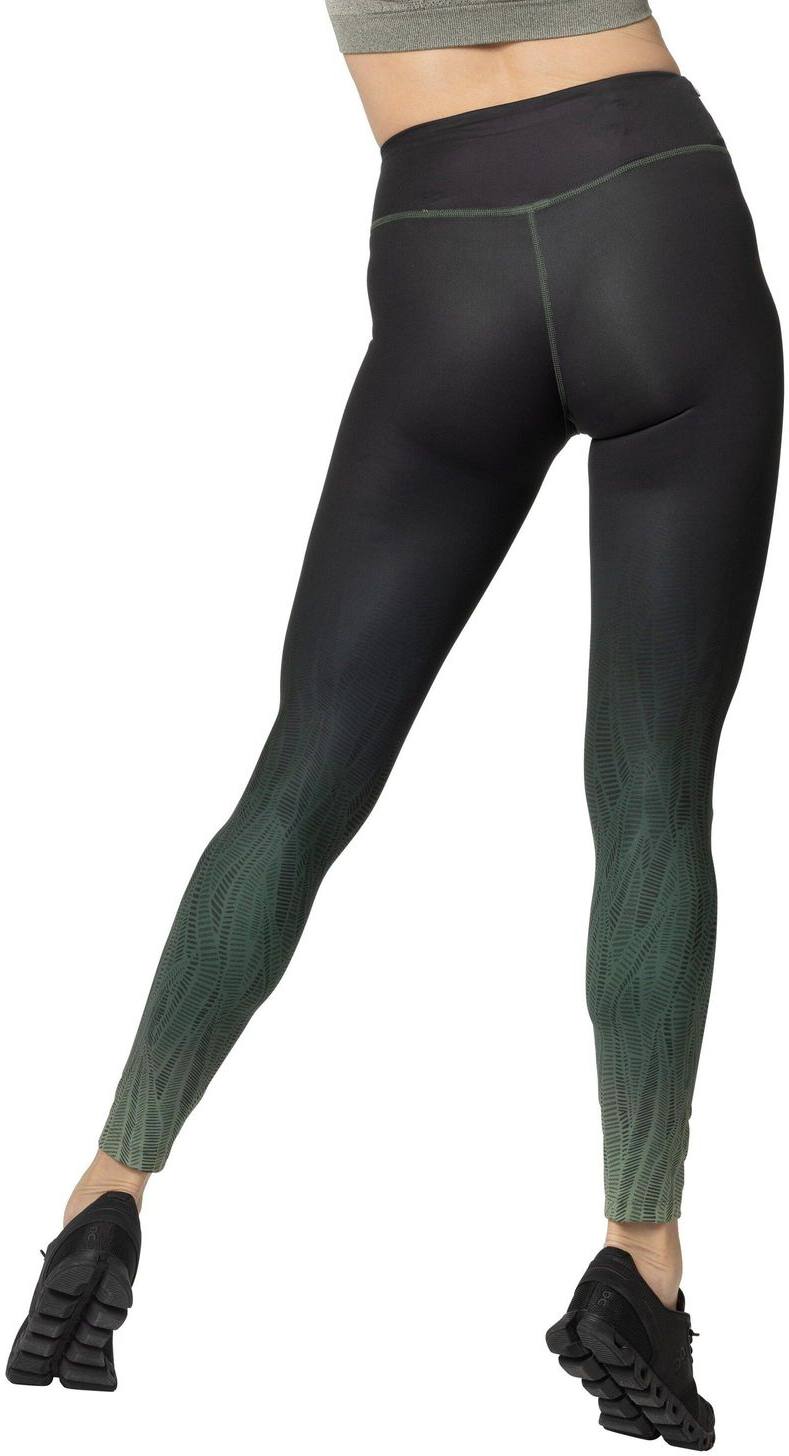 Odlo Women's Zeroweight Print Tights Loden 03