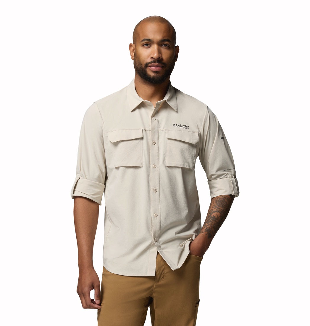 Columbia Men's Silver Ridge Elite Long Sleeve Dark Stone 02