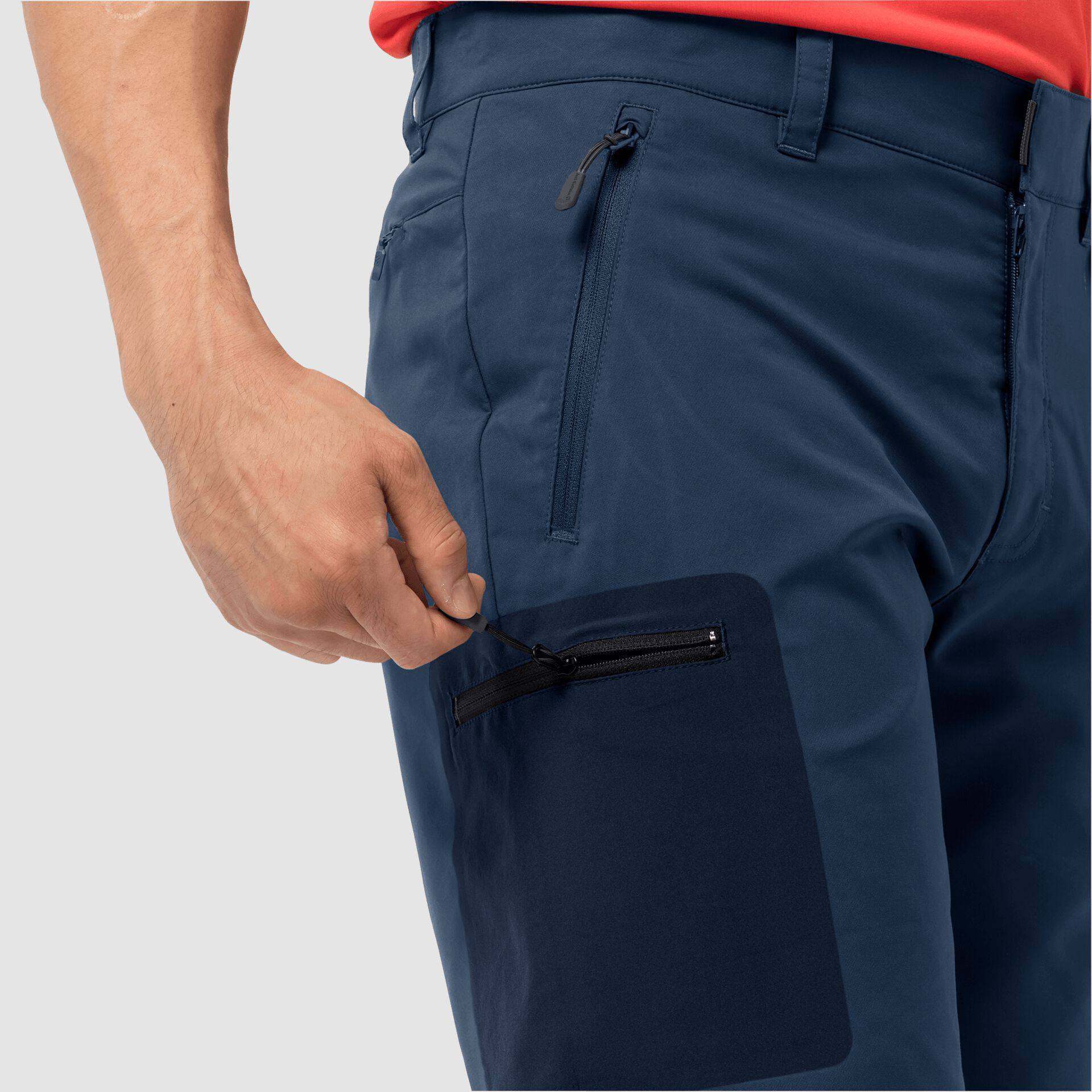 Jack Wolfskin Active Track Shorts Men Blue 05