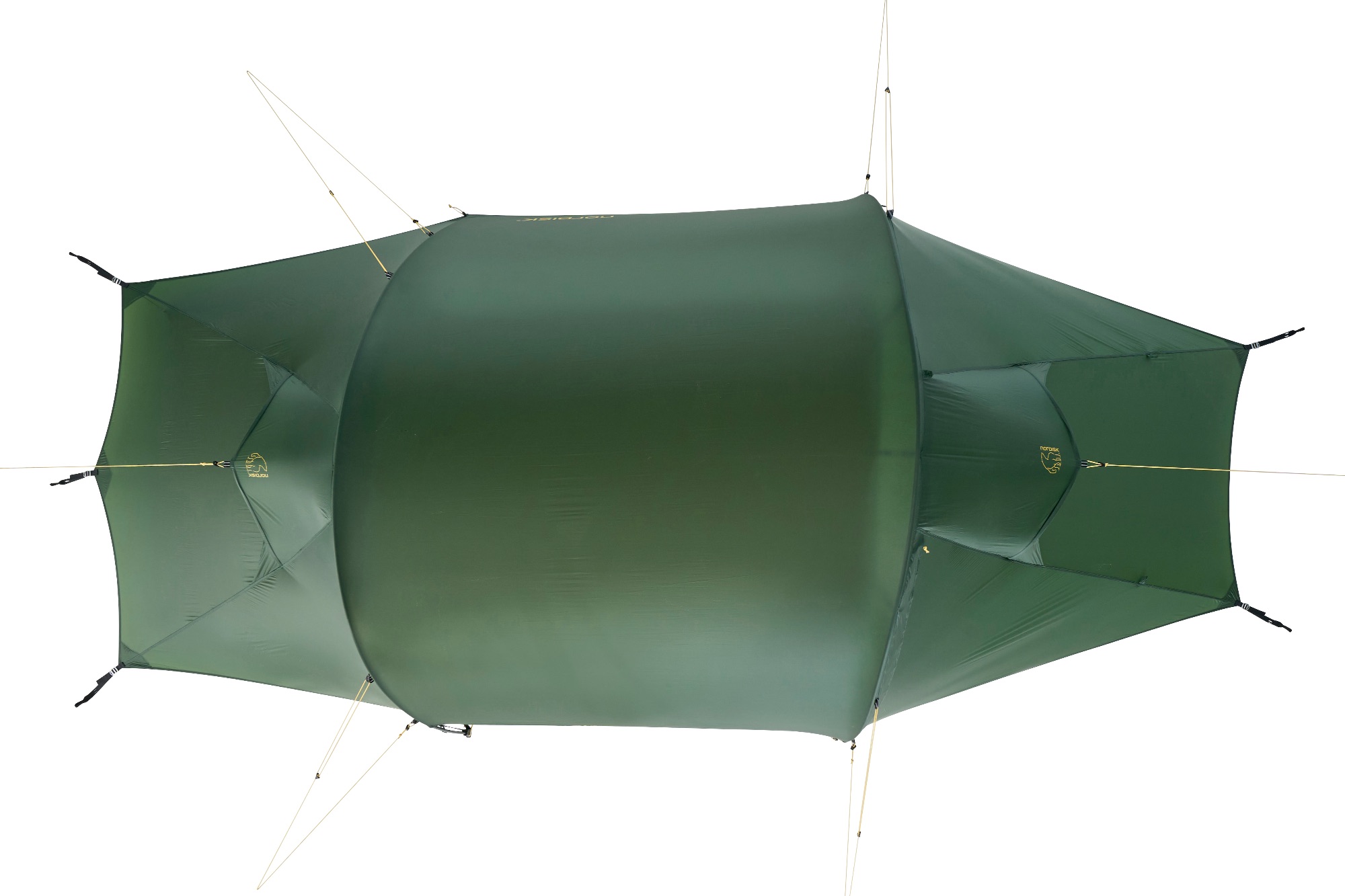 NORDISK Halland 2 LW Tent 緑 純正フットプリント付