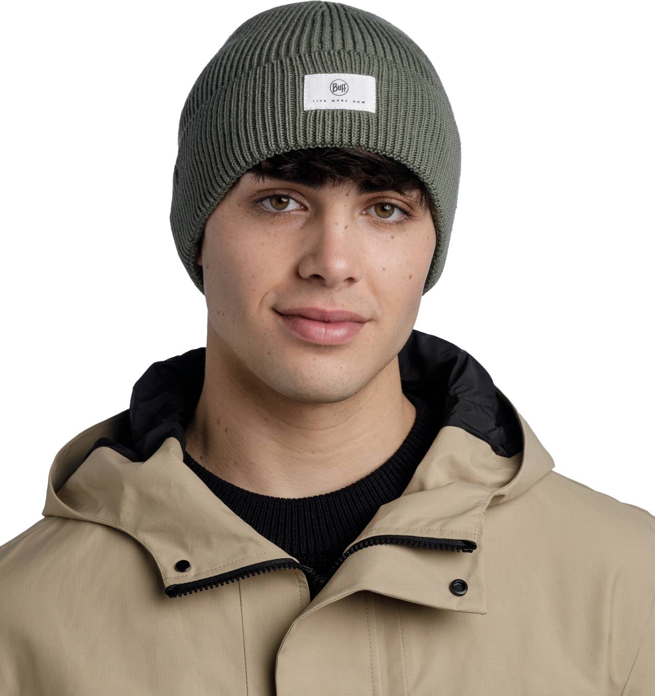 Buff Drisk Beanie Silversage  04