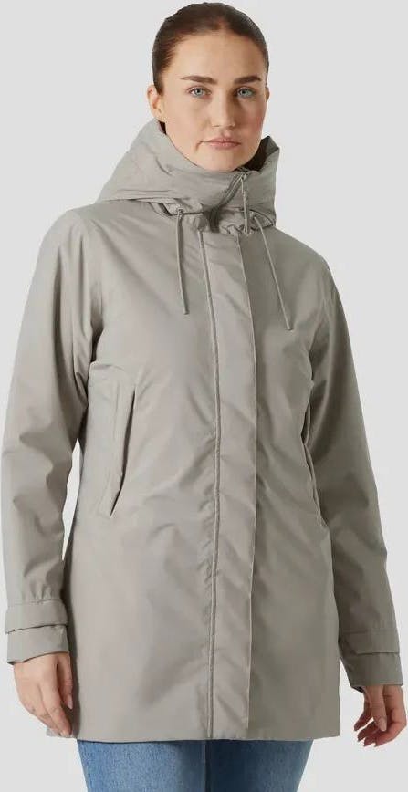 Helly Hansen Women's Victoria Insulated Mid Rain Jacket Grey 02