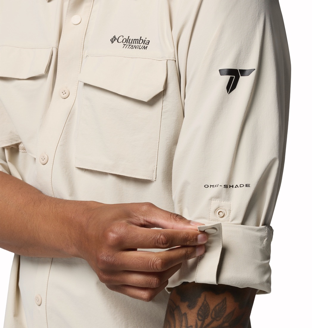 Columbia Men's Silver Ridge Elite Long Sleeve Dark Stone 04