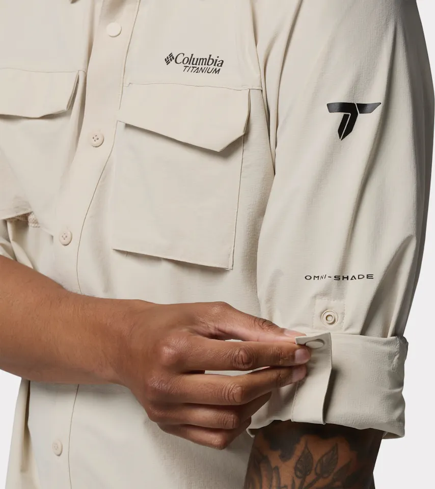 Columbia Men's Silver Ridge Elite Long Sleeve Dark Stone 04