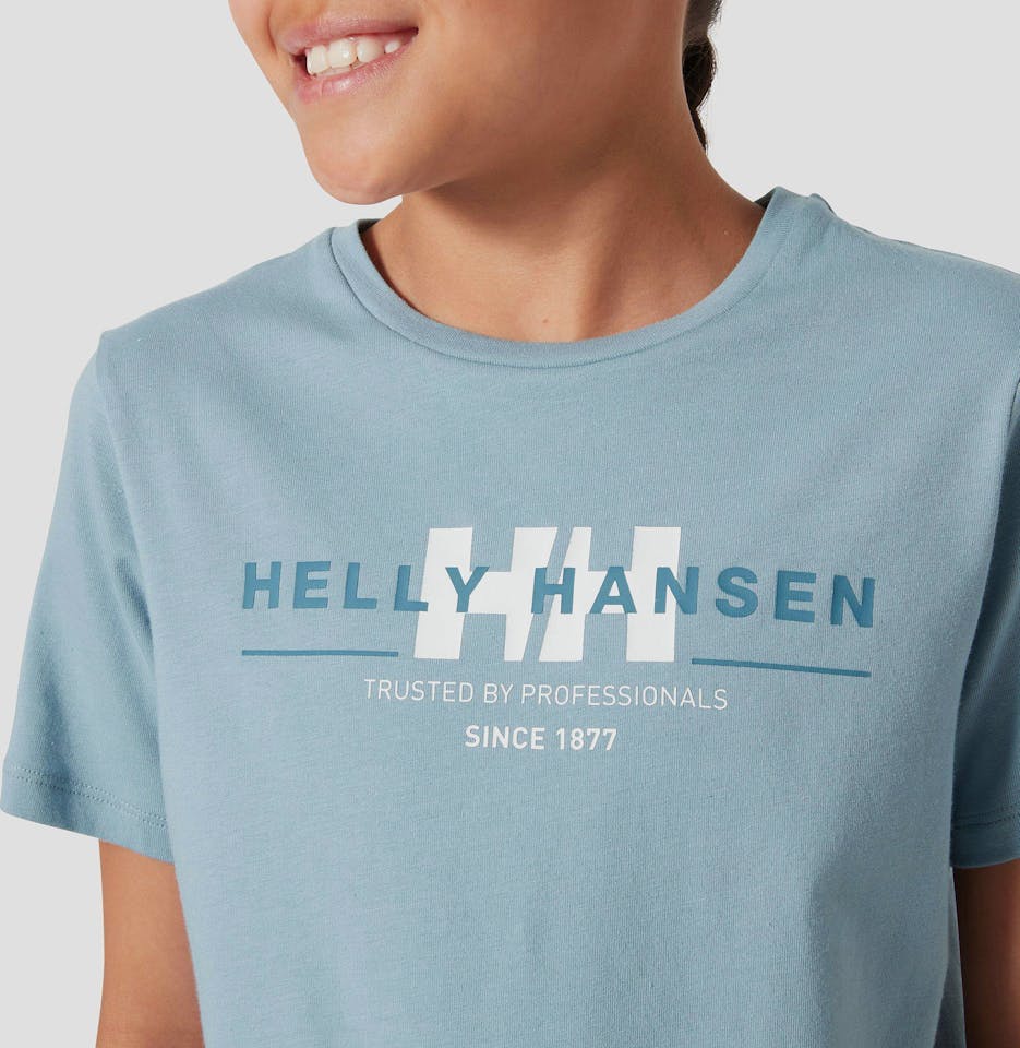 Helly Hansen Jr Graph Tee Blue 02