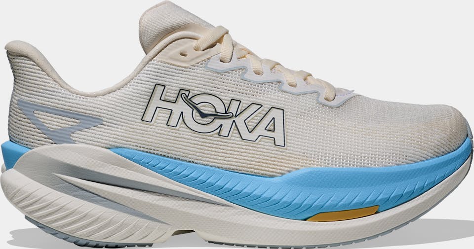 Hoka Women's Mach X 3 White / Alabaster 01