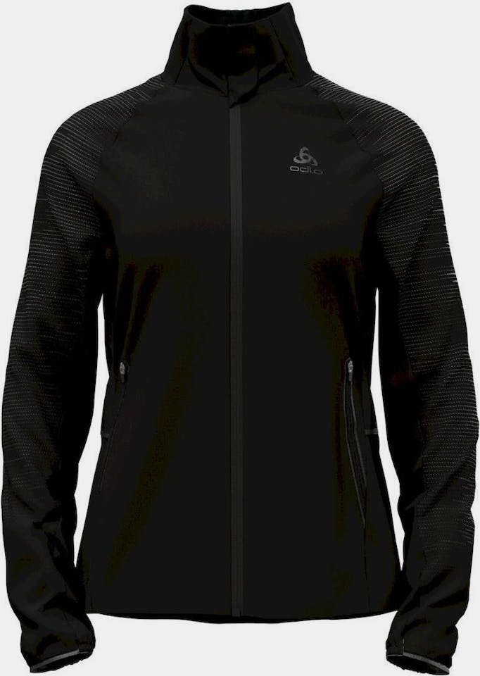 Odlo Women's Zeroweight Pro Warm Jacket Reflect Musta 01