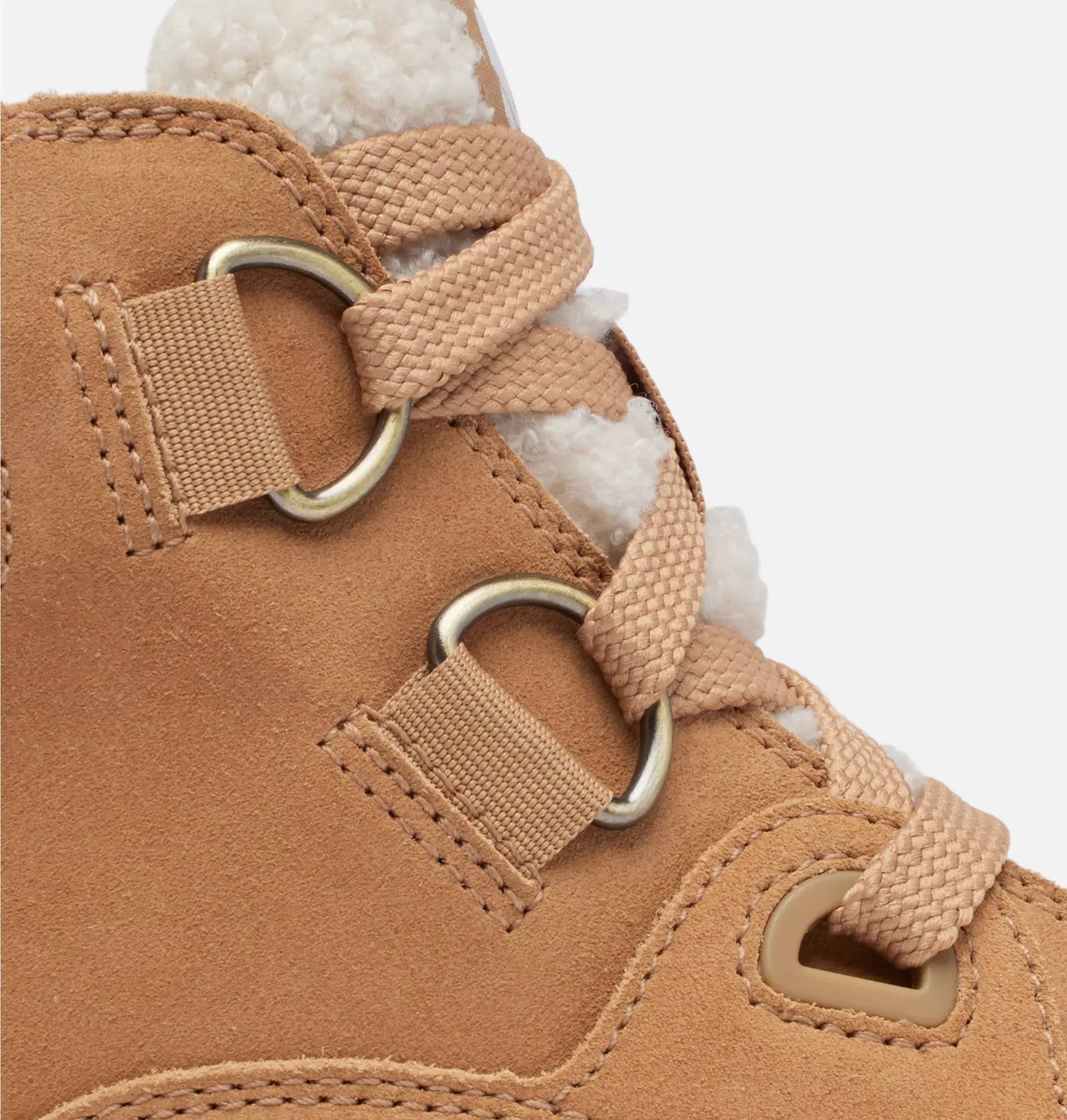 Sorel Women's Explorer III NW Lace Waterproof - Naisten talvikengät Tawny Buff, Sea Salt 05