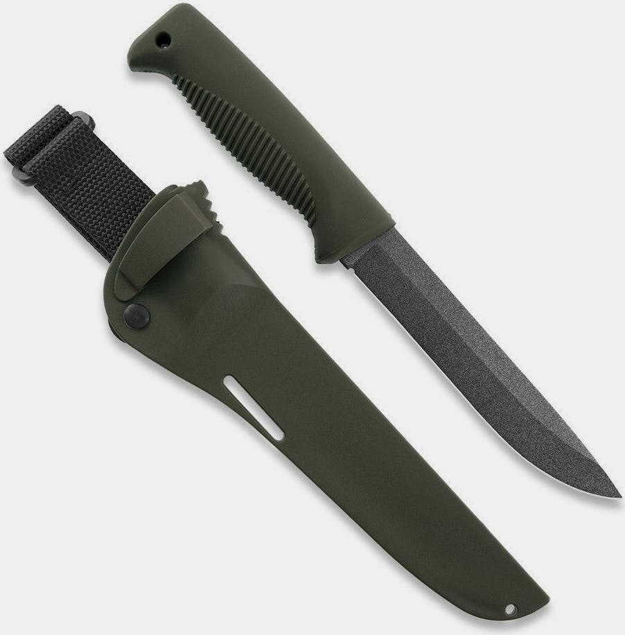 Peltonen Knives Sissipuukko M95 Vihreällä Komposiittitupella  01