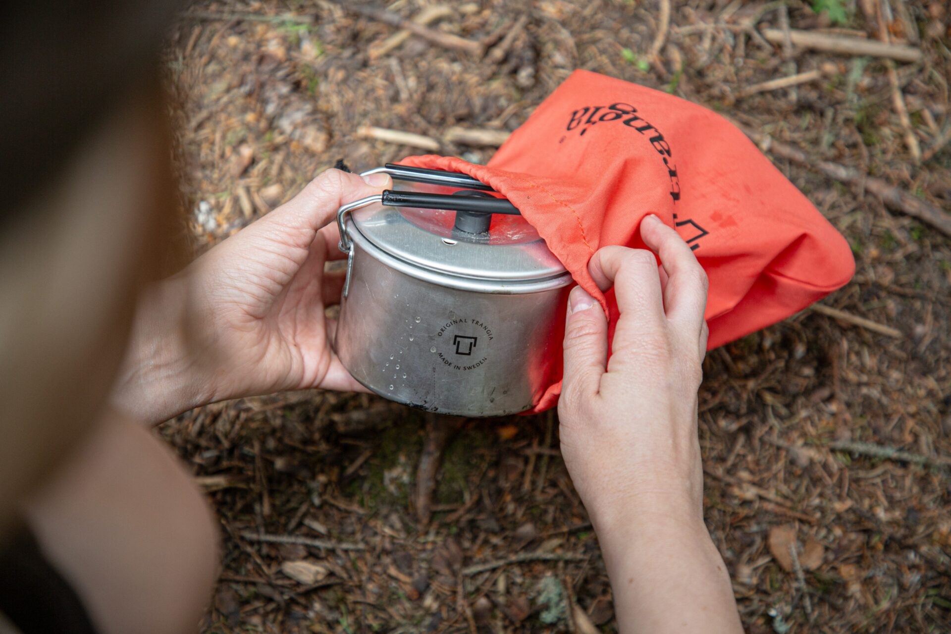 Trangia T-Cup + Lid Musta 04