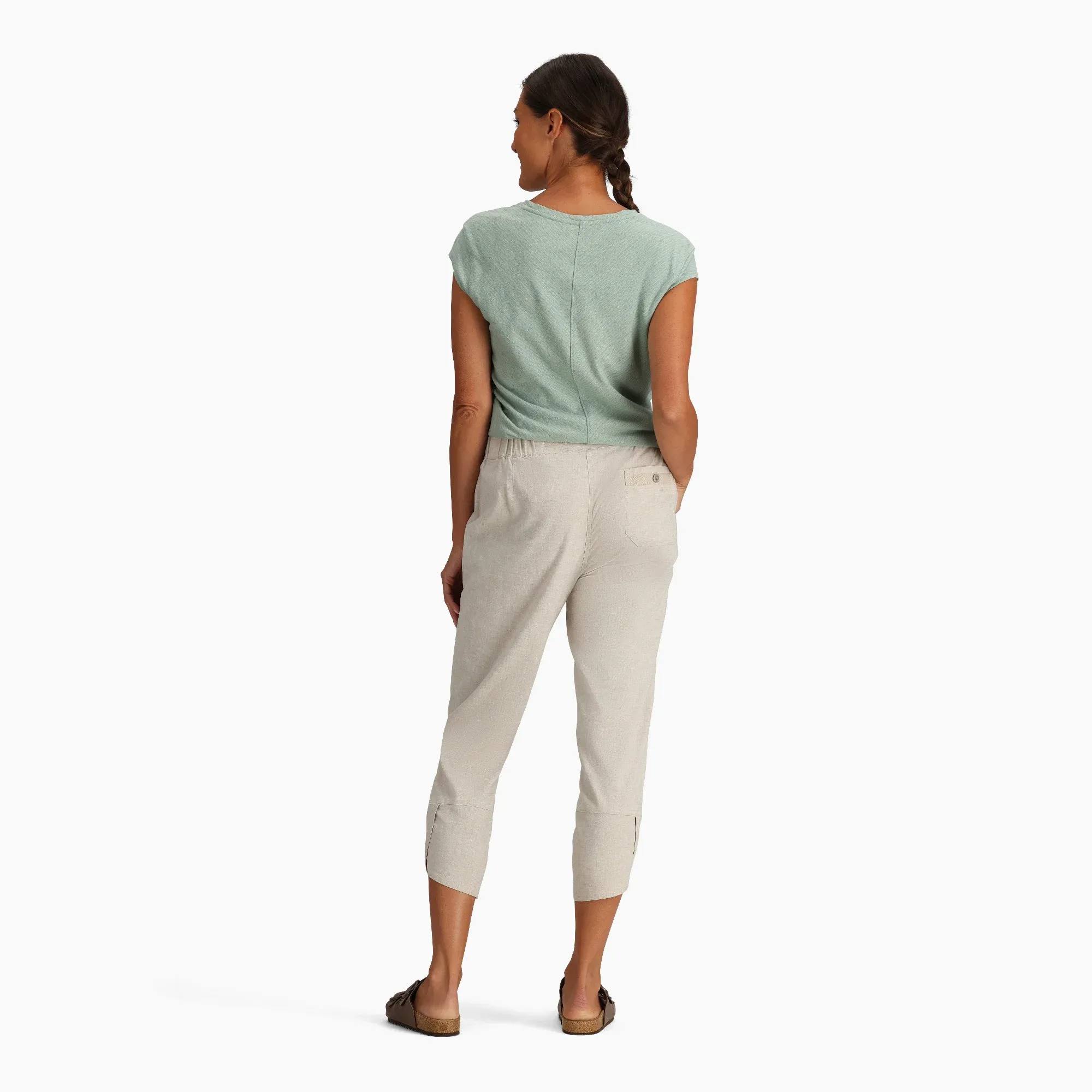 Royal Robbins Women's Hempline Capri Off-White 04