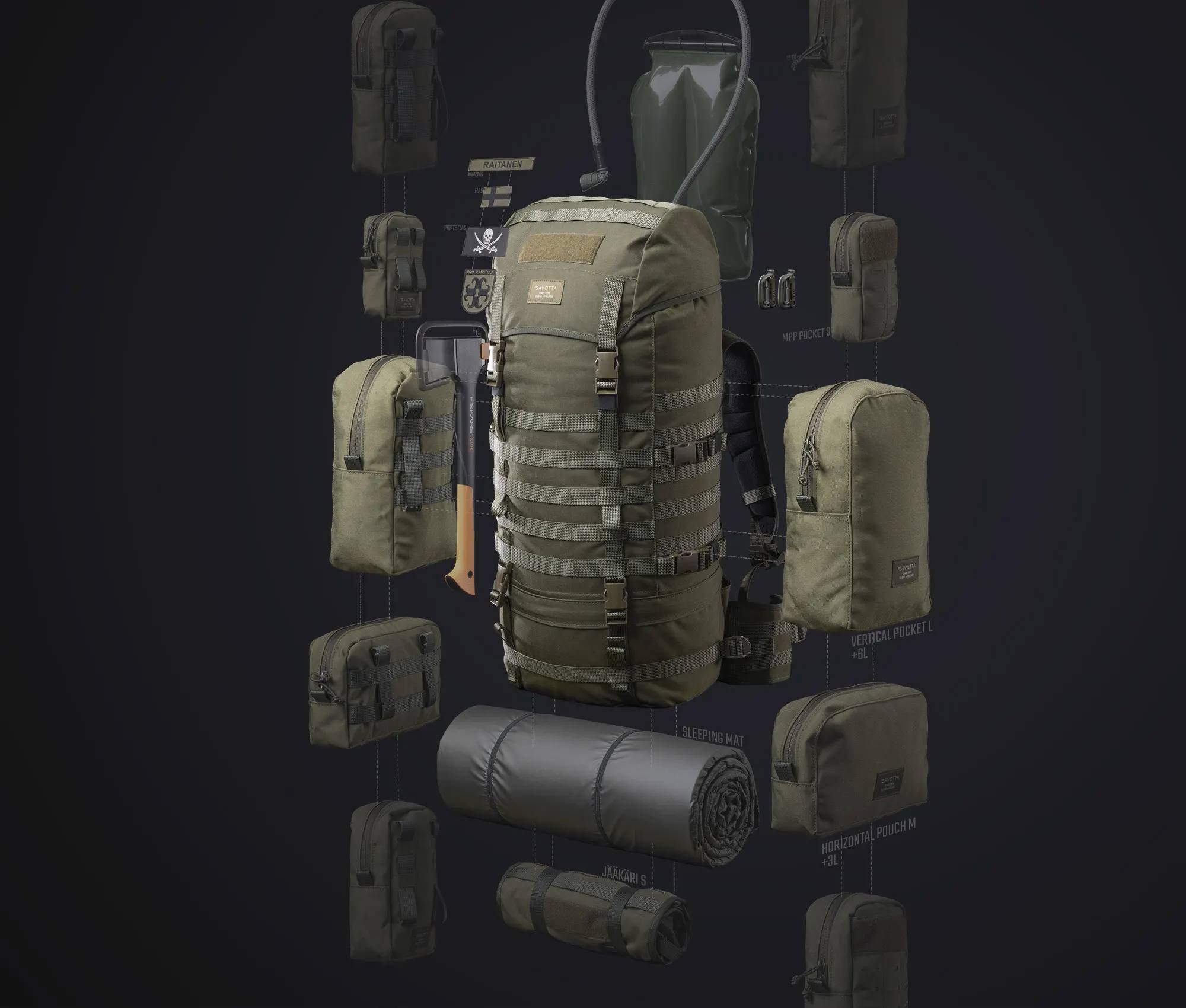 Savotta Jääkäri L M05 Camo 13