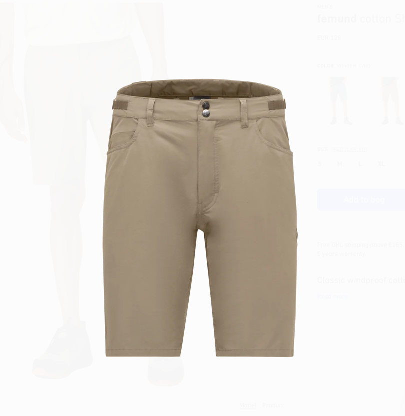 Norrøna Men's Femund Cotton Shorts Winter Twig 04