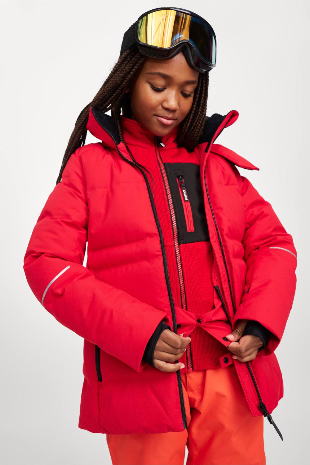 Reima Aligas Down Jacket Tomato 05