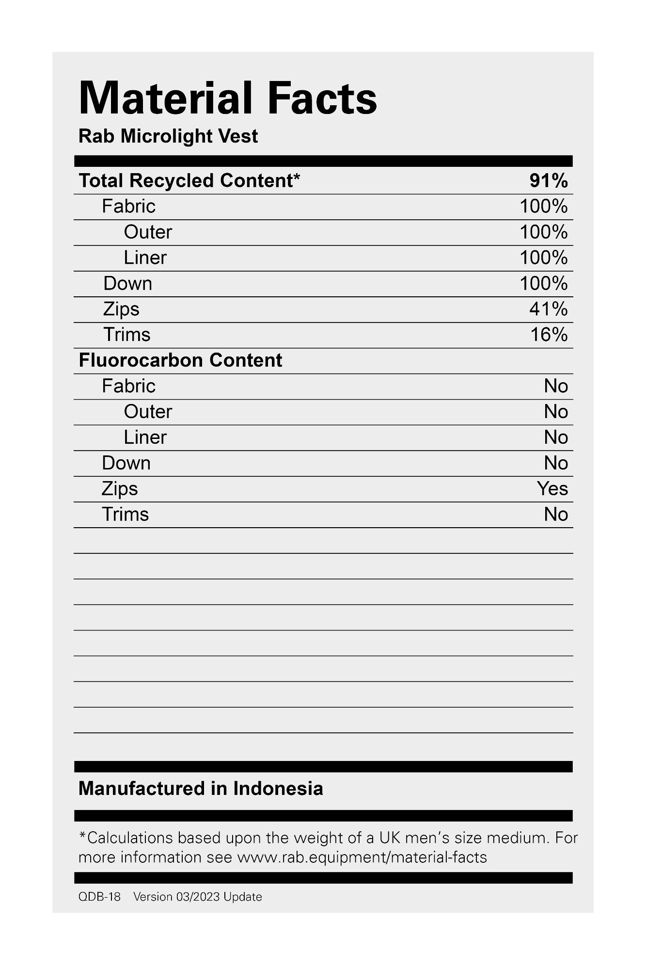 Rab Men's Microlight Vest Tempest Blue 06