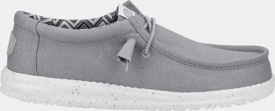 HeyDude Wally Stretch Canvas Light grey 05