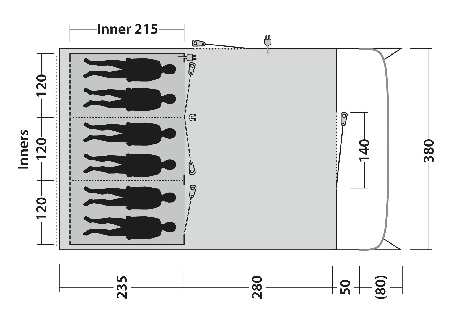 Outwell Denver 6  08