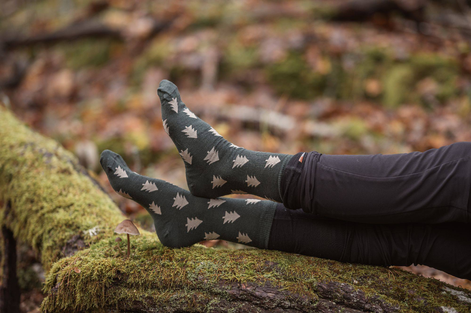 Metsä/Skogen Socks 2 pr Green 03