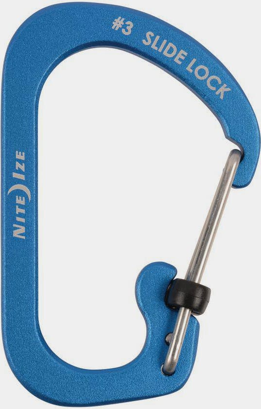 Nite Ize Carabiner Slidelock Alu #3 Sininen 01