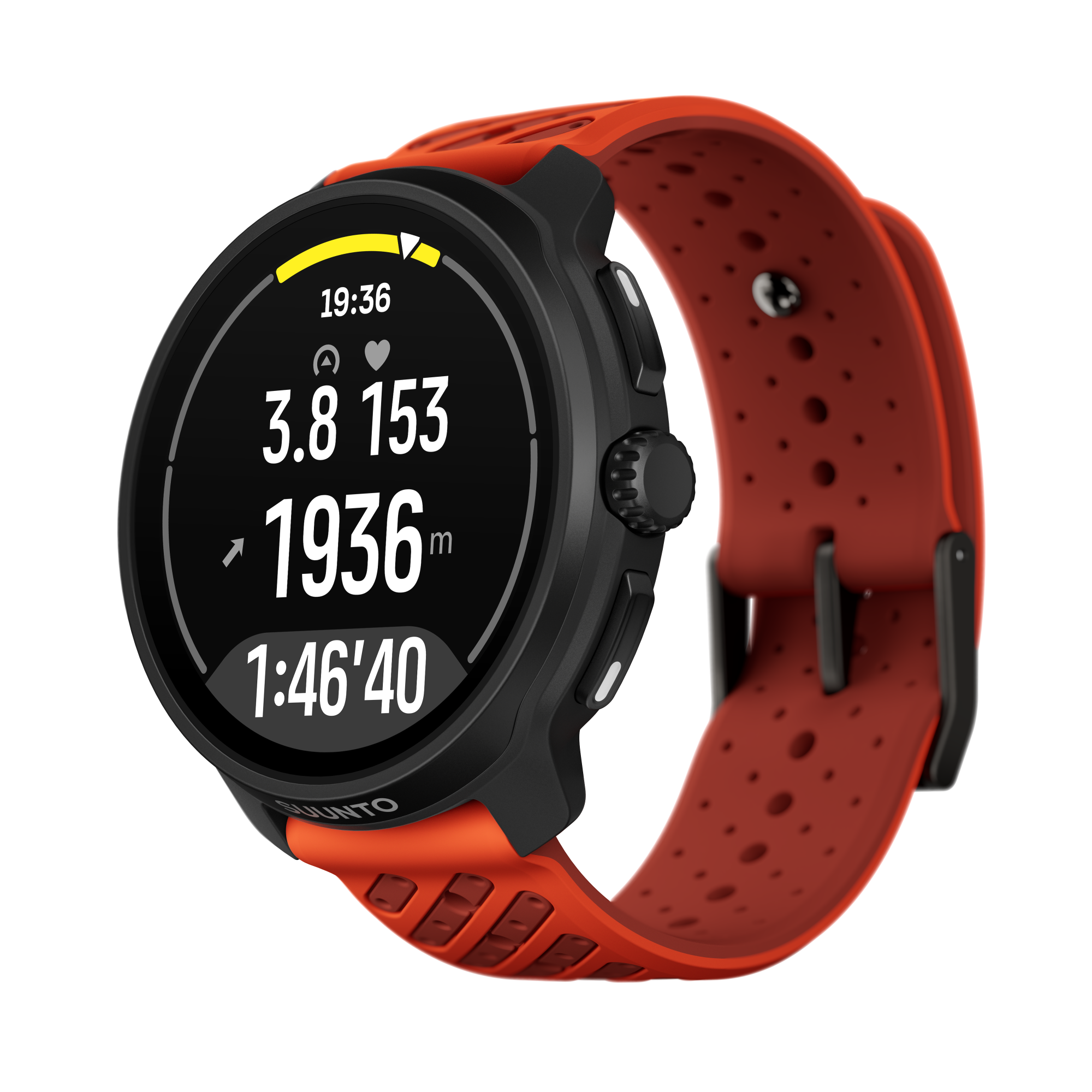 Suunto Race 2 Stainless Steel Coral Orange  17