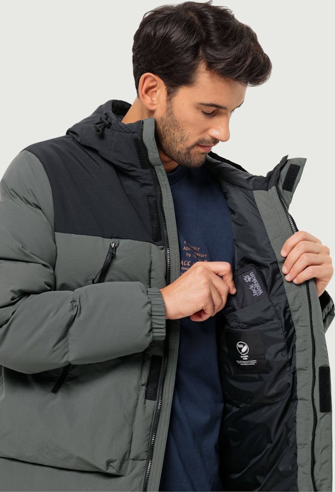 Jack Wolfskin Dellbrueck Long Jacket Slate 06