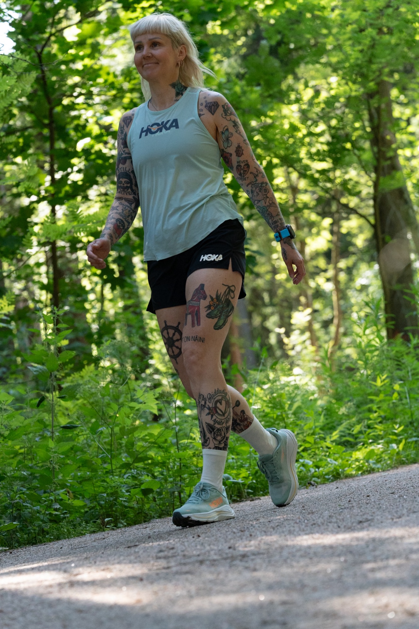 Hoka Women's Challenger 8 Jade / Cosmic grey 12