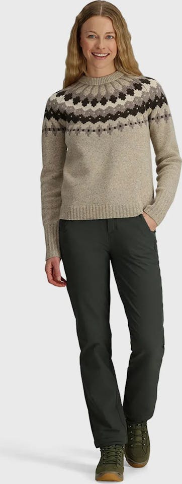 Royal Robbins Women's Rockcraft Crew Long Sleeve Sand 03
