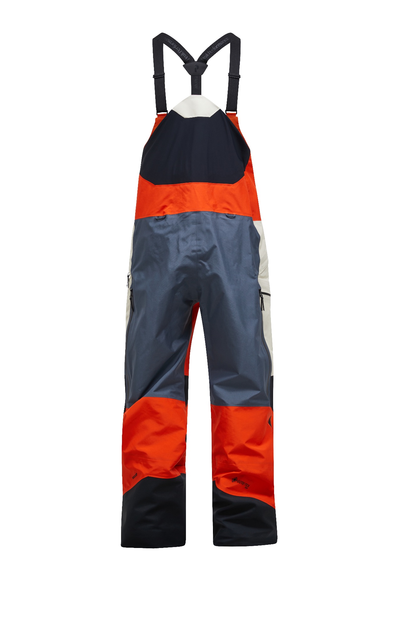 Peak Performance Men's Vertical GTX Pro 3L Shell Bib Pants Solar Burst / Sand Fog 03