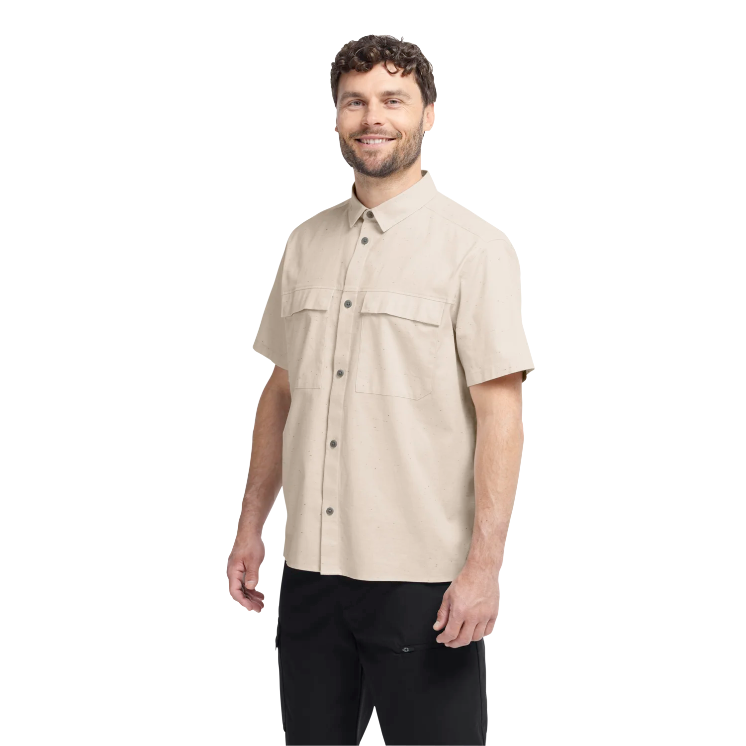 Jack Wolfskin Men's Wild Nep Shirt Oyster 03