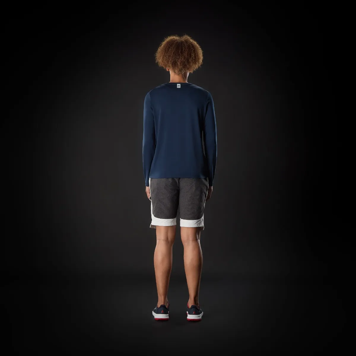 Musto Women's Evo Crew Sunblock Long Sleeve Navy 04