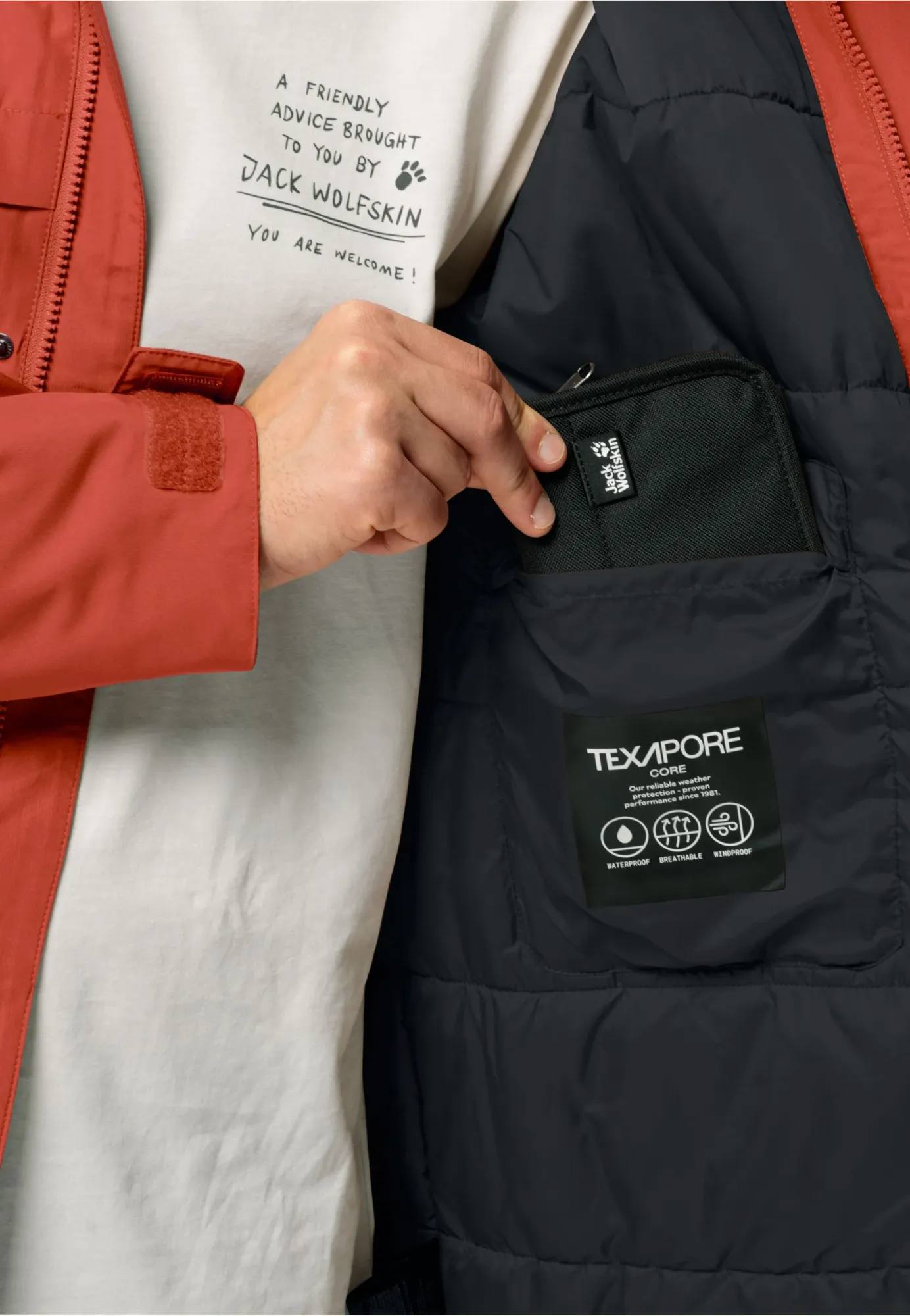 Jack Wolfskin Men's Winterlager Parka Intense Rust 06