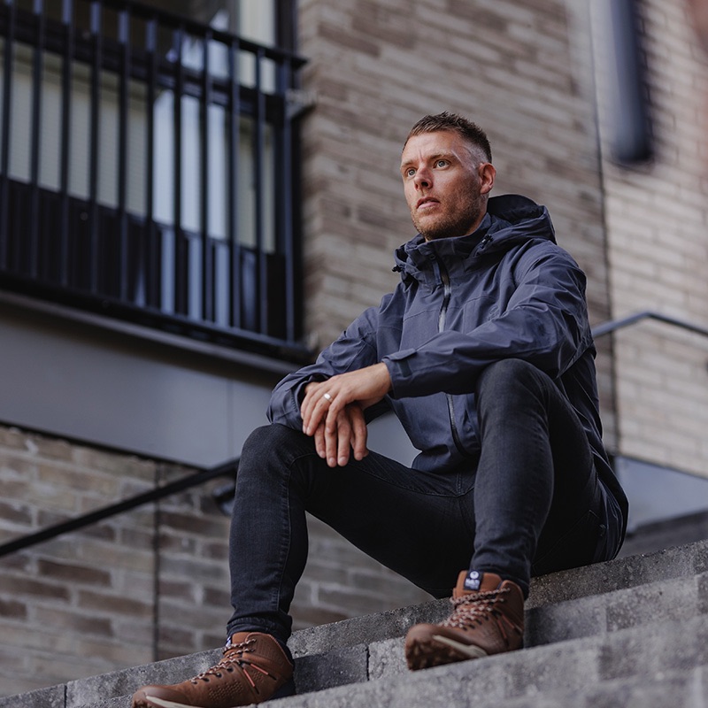 Halti Men's Kallas Parka India Ink Grey 08