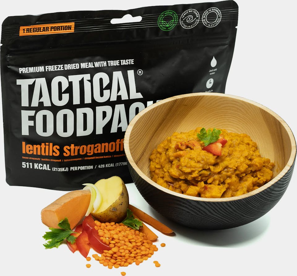 Tactical Foodpack Lentils Stroganoff 120g  02
