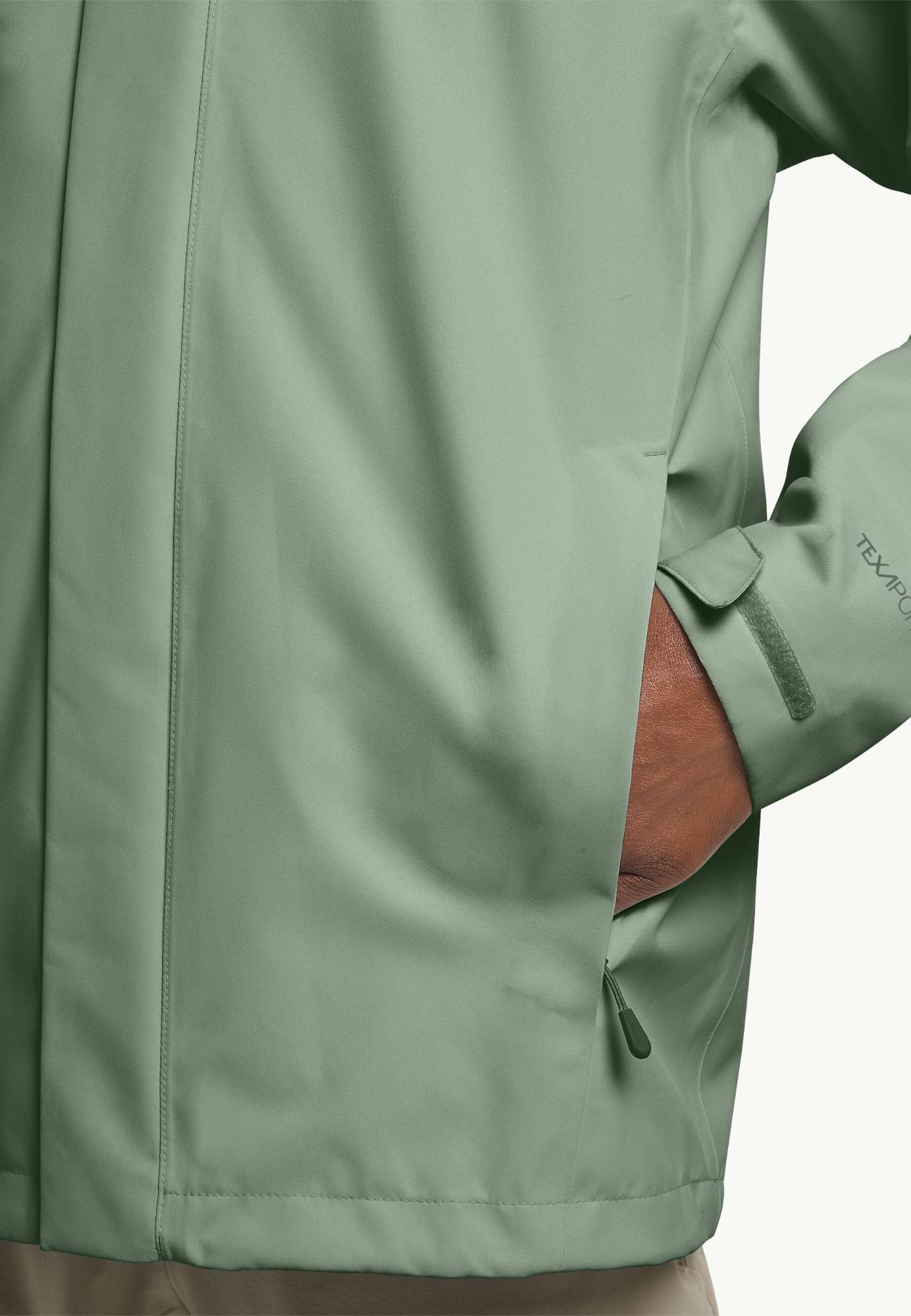 Jack Wolfskin Men's Trailtime 2L Jacket Eukalyptus 06