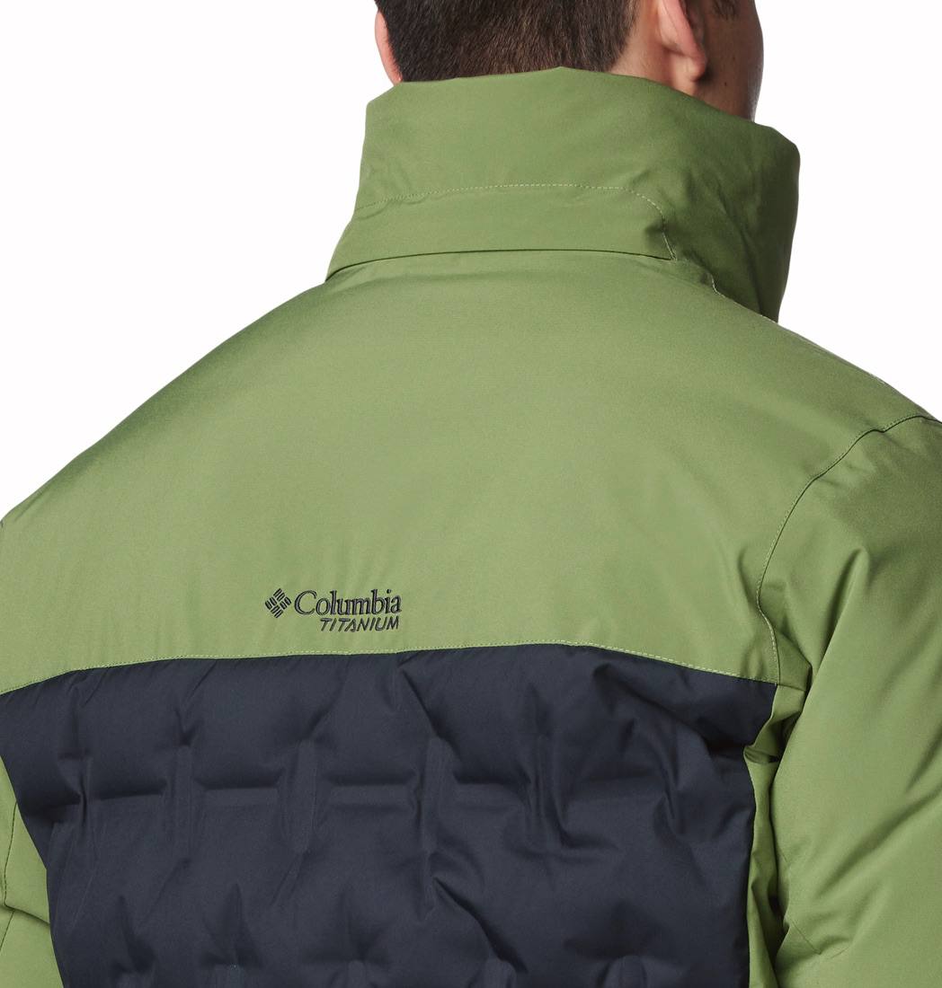 Columbia Men's Wild Card IV Down Jacket Black Green 08