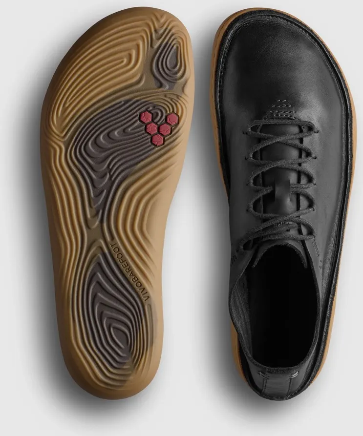 Vivobarefoot Men's Sensus Moc Lace Up Leather Eclipse 07
