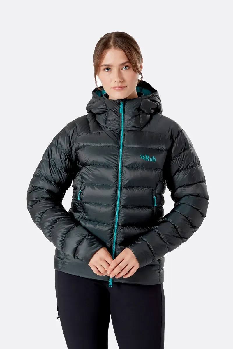Rab Women's Electron Pro Jacket - Naisten untuvatakki Beluga 02