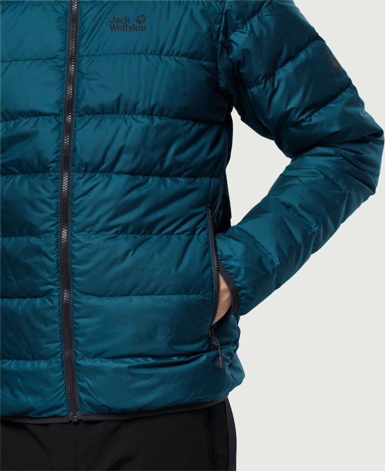 Jack Wolfskin Helium Down Jacket Men Poseidon Blue 02