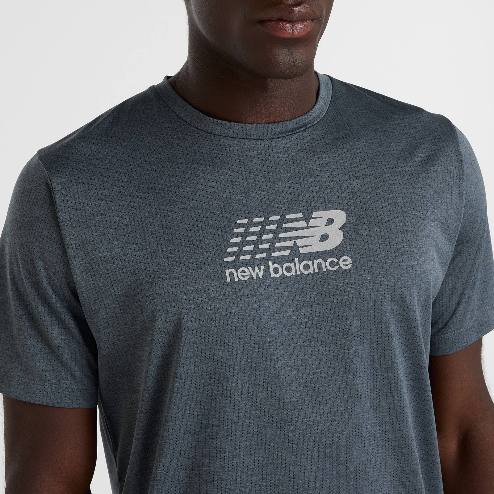 New Balance Men's Athletics Reflective Graphic T-Shirt Dusk Shower 05