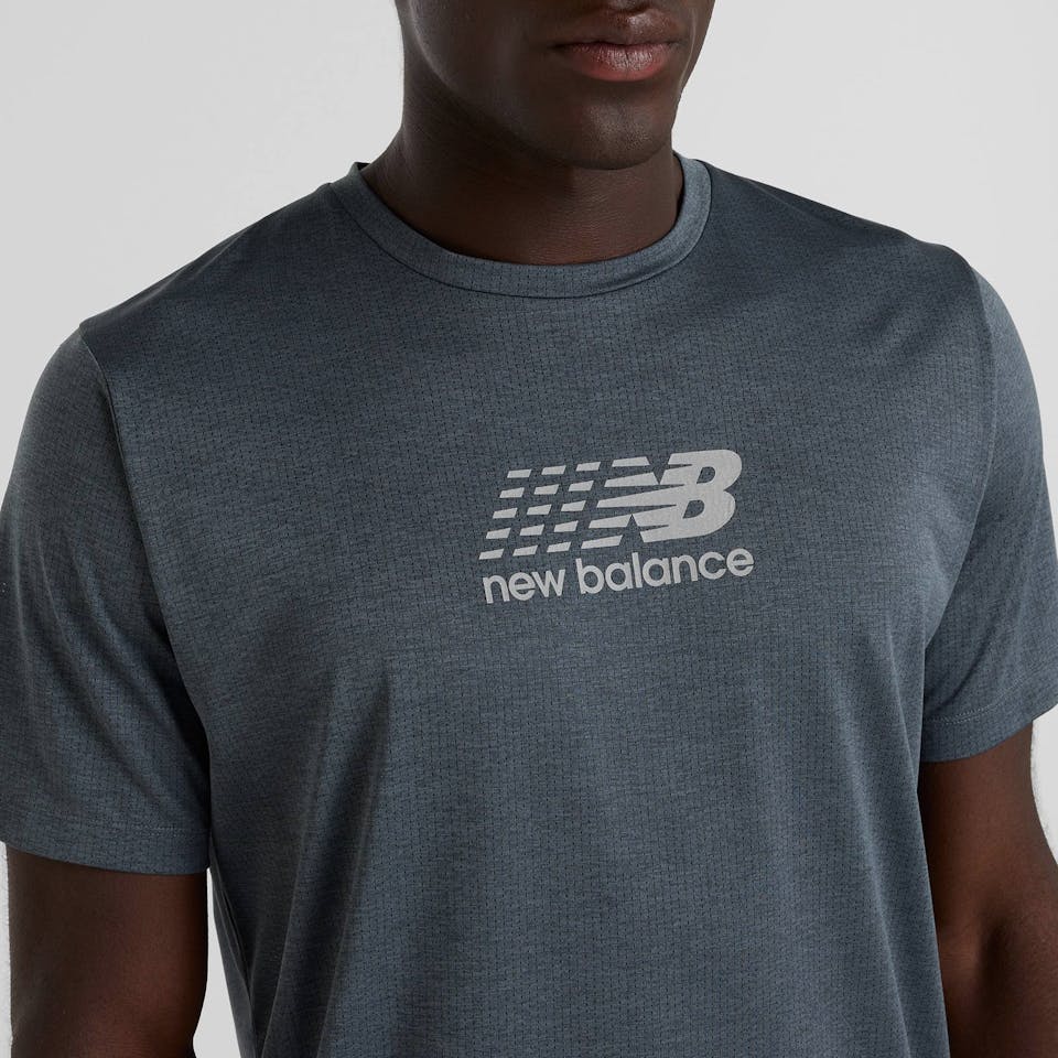 New Balance Men's Athletics Reflective Graphic T-Shirt Dusk Shower 05
