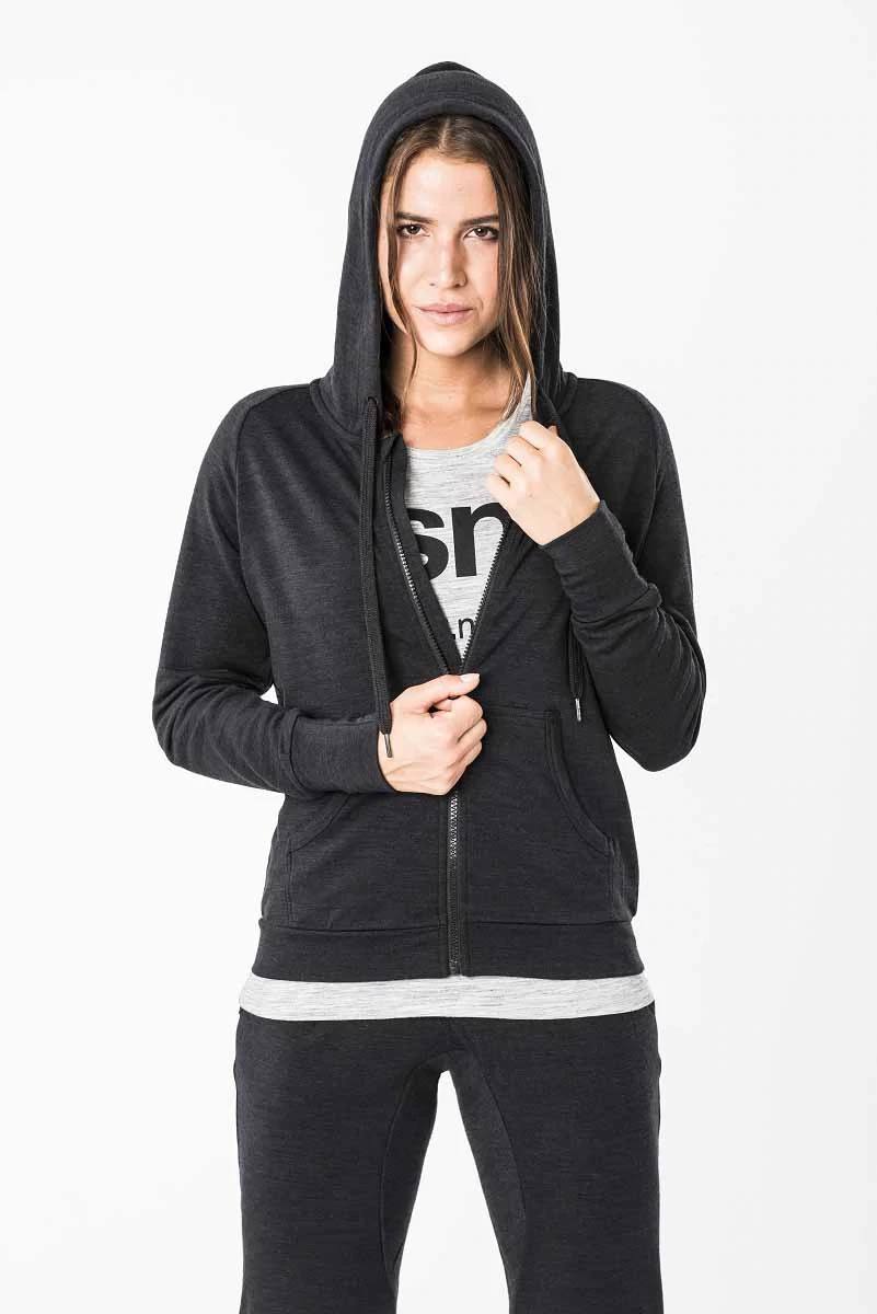 Supernatural W Essential Zip Hoodie Musta 02
